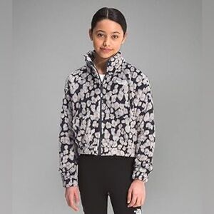 The North Face Full Zip Jacket. Leopard Print Size Youth Med 10/12